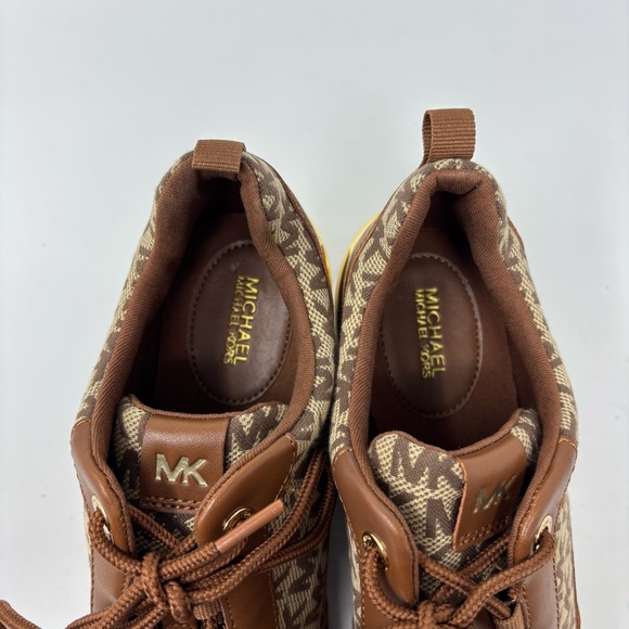MICHAEL Michael Kors All Over Platform Logo Sneakers Size 8.5 NWOT - Picture 9 of 12